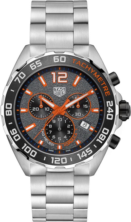 TAG HEUER Formula 1 Quartz Grey Dial Men'S Watch Caz101Ah.Ba0842 1