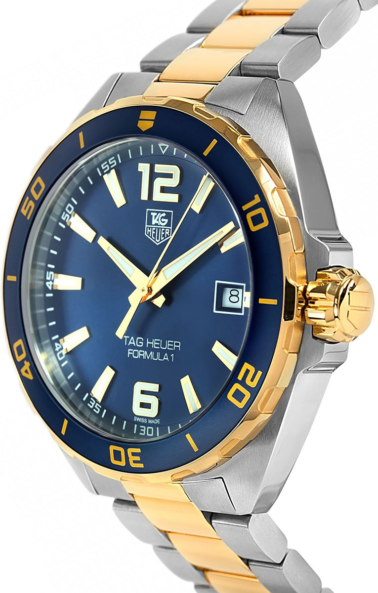 TAG HEUER Formula 1 Two-Tone Blue Dial 41Mm Men'S Watch Waz1120.Bb0879 2