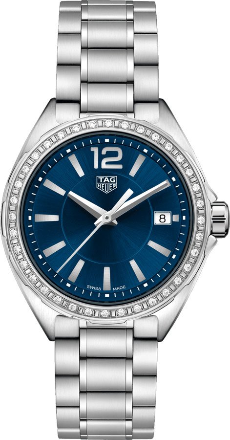 TAG HEUER Formula 1 Blue Dial Diamond Women'S Watch Wbj1316.Ba0666 1