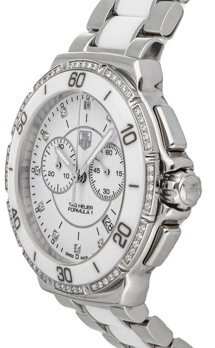 TAG HEUER Formula 1 White Dial Diamond Women'S Watch Cah1213.Ba0863 2