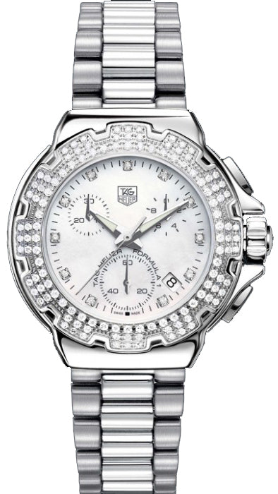 TAG HEUER Formula 1 Pearl Dial Women'S Watch Cac1310.Ba0852 1