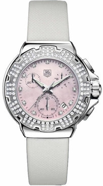 TAG HEUER Formula 1 Pink Pearl Dial Diamond Women'S Watch Cac1311.Fc6219 1