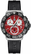 TAG HEUER Formula 1 Red Dial Chronograph Men'S Watch Cah1112.Ft6024 1