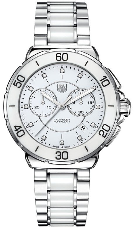 TAG HEUER Formula 1 Diamond & Steel Women'S Luxury Watch Cah1211.Ba0863 1