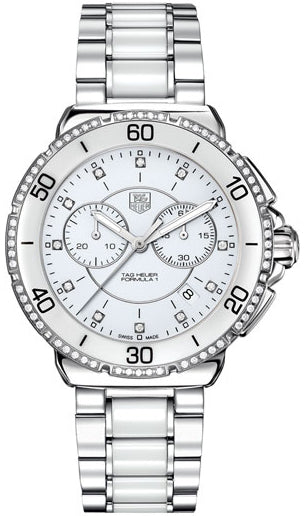 TAG HEUER Formula 1 White Dial Diamond Women'S Watch Cah1213.Ba0863 1