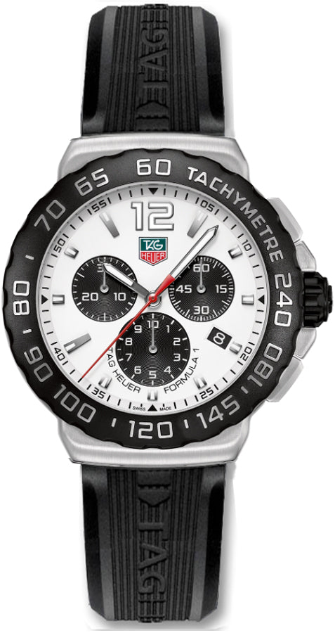 TAG HEUER Formula 1 42Mm White Dial Men'S Watch Cau1111.Ft6024 1