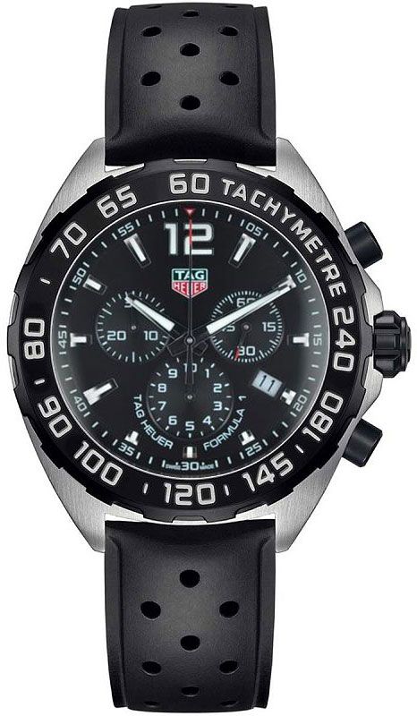 TAG HEUER Formula 1 43Mm Men'S Chronograph Watch Caz1010.Ft8024 1