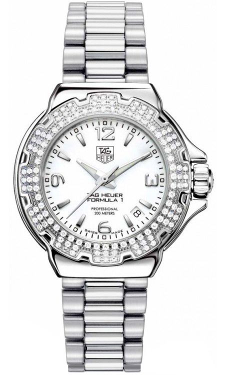 TAG HEUER Formula 1 Diamond Women'S Watch Wac1215.Ba0852 1