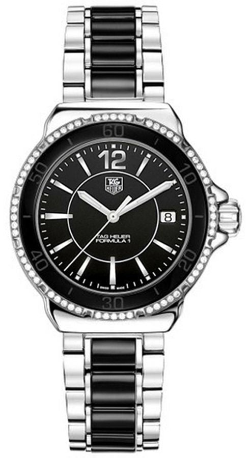 TAG HEUER Formula 1 Black Dial Diamond Women'S Watch Wah1212.Ba0859 1