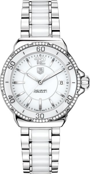 TAG HEUER Formula 1 White Dial Women'S Watch Wah1213.Ba0861 1