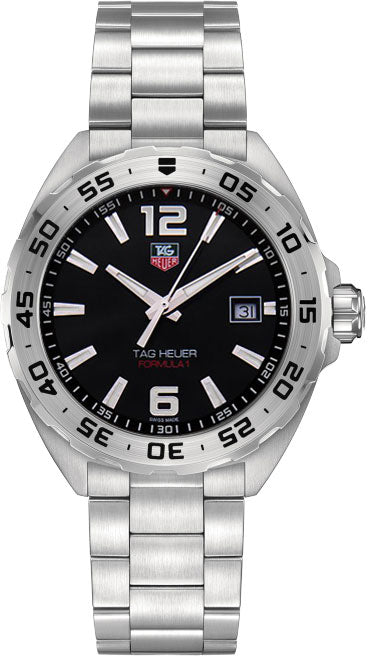 TAG HEUER Formula 1 Black Dial 41Mm Men'S Watch Waz1112.Ba0875 1