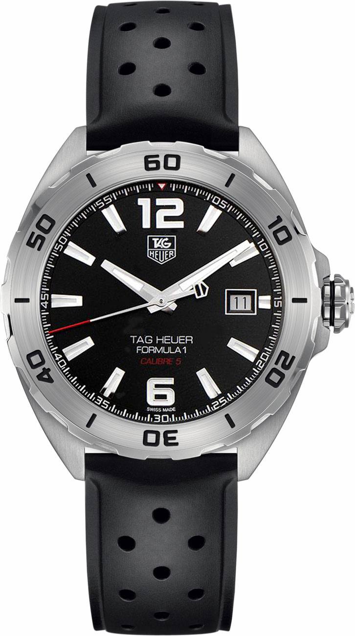 TAG HEUER Formula 1 Black Dial Men'S Watch Waz2113.Ft8023 1