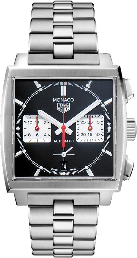 TAG HEUER Monaco Black Dial Men'S Watch Cbl2113.Ba0644 1