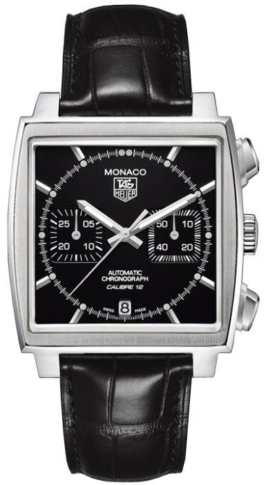 TAG HEUER Monaco Black Dial Men'S Watch Caw2110.Fc6177 1