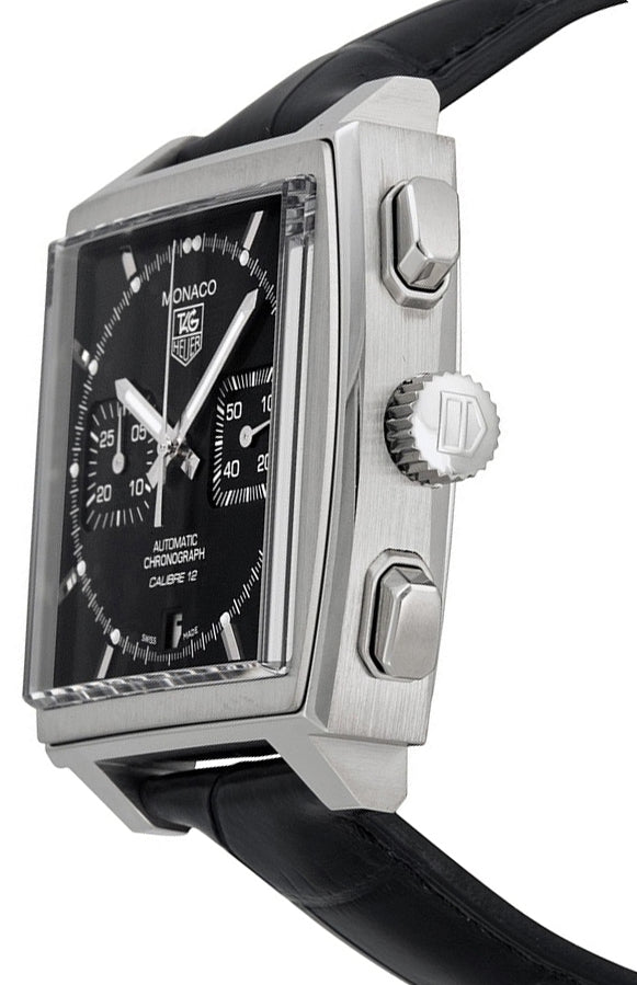 TAG HEUER Monaco Black Dial Men'S Watch Caw2110.Fc6177 2