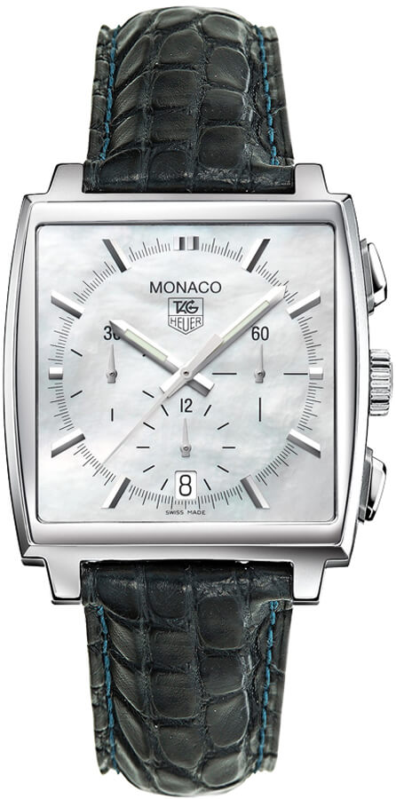 TAG HEUER Monaco Mother Of Pearl Watch Cw2119.Eb0017 1