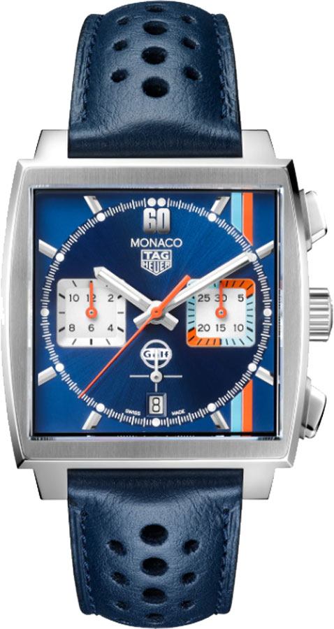 TAG HEUER Monaco X Gulf 39Mm Automatic Men'S Watch Cbl2115.Fc6494 1
