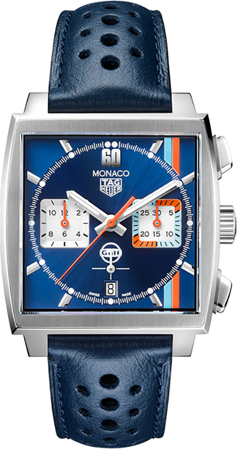 TAG HEUER Monaco X Gulf Stainless Steel Men'S Watch Cbl2115.Fc6494 1
