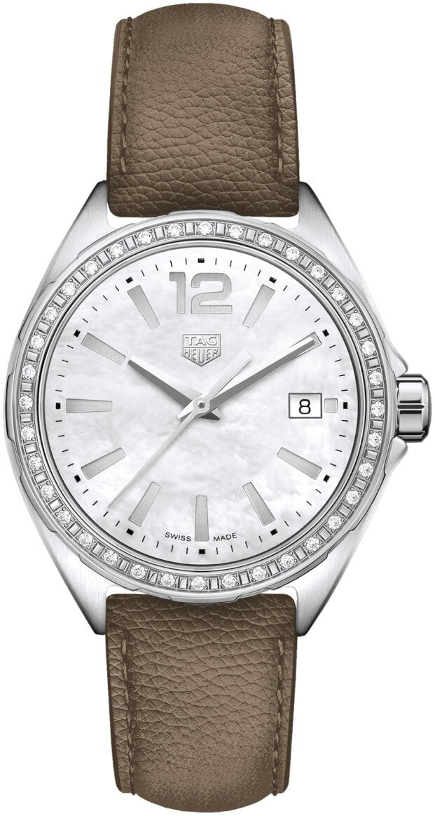 AUTHENTIC WATCHES Tag Heuer Formula 1 35Mm Women'S Taupe Strap Watch Wbj131A.Fc8255 1