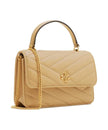 [At India] TORY BURCH Mini Kira Chevron Top Handle Chain Wallet