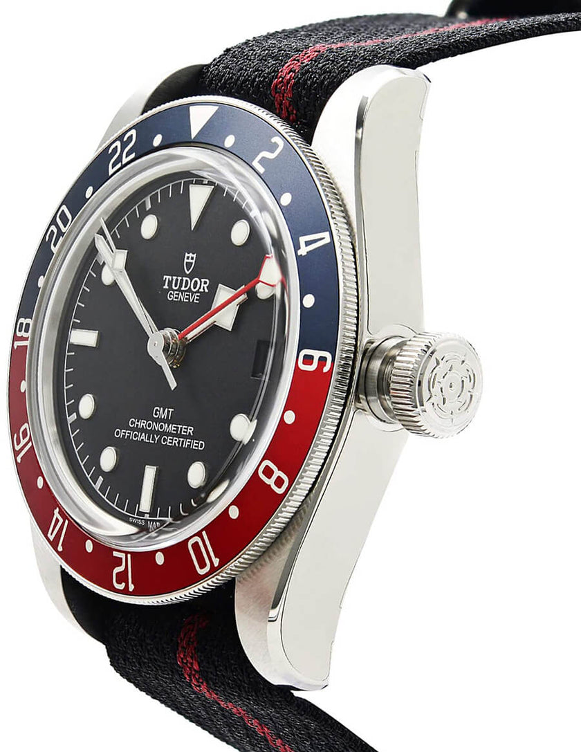 TUDOR Black Bay Gmt Black Dial Fabric Strap Men'S Watch M79830Rb-0003 2