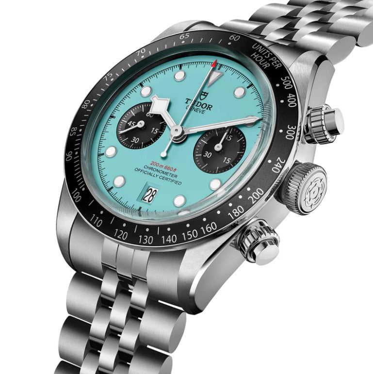 TUDOR Black Bay Chrono Turquoise Dial Steel 41Mm Men'S Watch M79360N-0024 2
