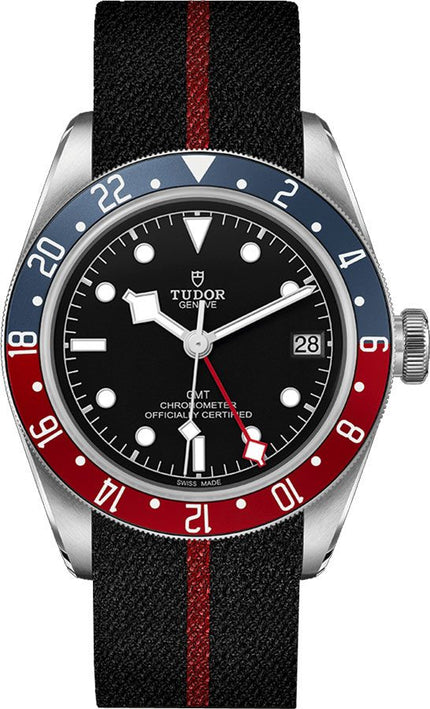 TUDOR Black Bay Gmt Black Dial Fabric Strap Men'S Watch M79830Rb-0003 1