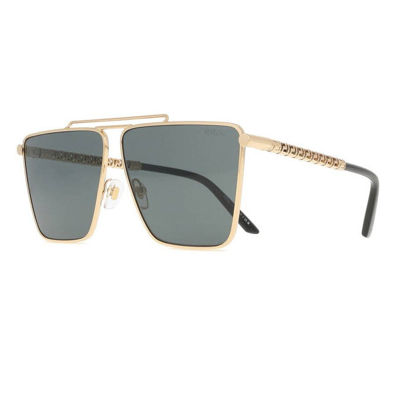 VERSACE Dark Grey Browline Men's Sunglasses VE2266 100287 64