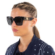 VERSACE Dark Grey Butterfly Ladies Sunglasses 54mm