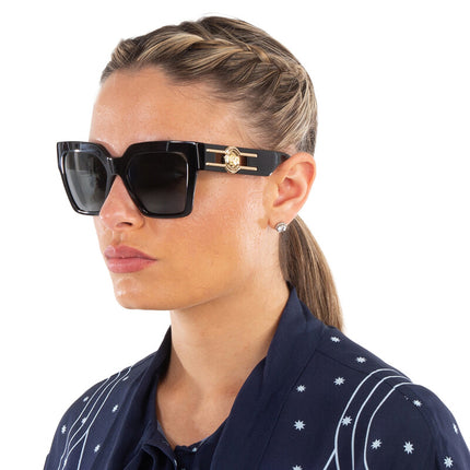 VERSACE Dark Grey Butterfly Ladies Sunglasses 54mm