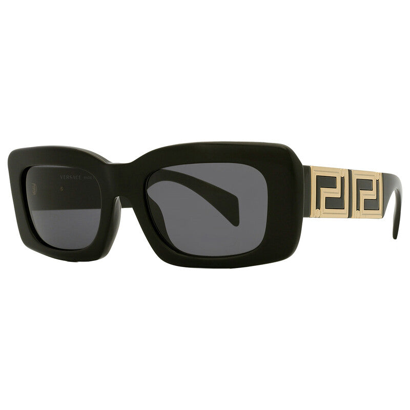 VERSACE Dark Grey Rectangular Ladies Sunglasses VE4444U GB1/87 54