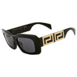 VERSACE Dark Grey Rectangular Ladies Sunglasses VE4444U GB1/87 54