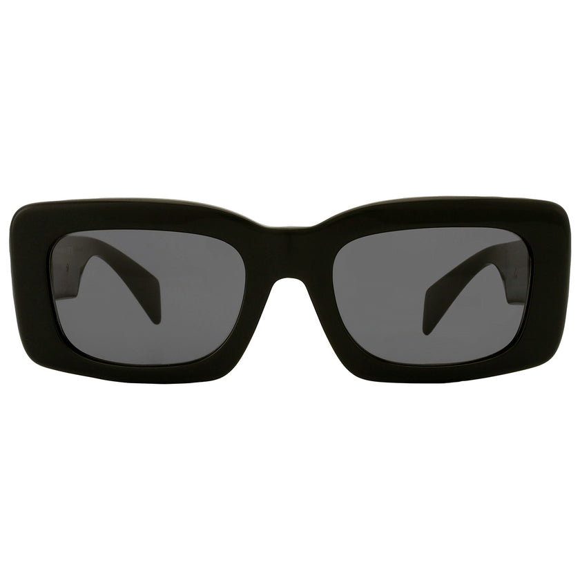 VERSACE Dark Grey Rectangular Ladies Sunglasses VE4444U GB1/87 54