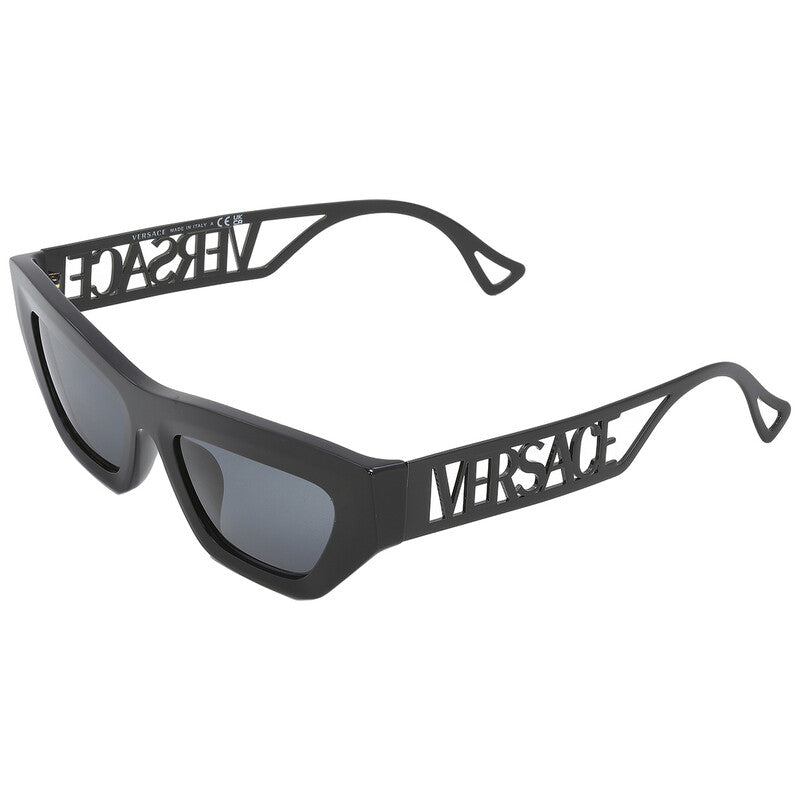 VERSACE Dark Grrey Cat Eye Ladies Sunglasses VE4432U 523287 53