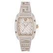 VERSACE Dominus Ecoceramic Quartz Beige Dial Watch