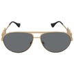 VERSACE Gray Pilot Unisex Sunglasses VE2249 100281 65