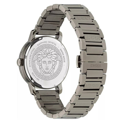 VERSACE V-Helix Quartz Gunmetal Dial Men's Watch VE9G00424