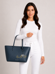 Michael Kors Arden Large Pebbled Leather Tote Bag Admiral