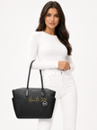 MICHAEL KORS Marilyn Medium Saffiano Leather Tote Bag