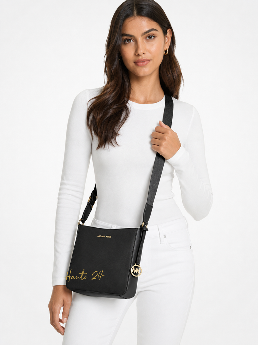 MICHAEL KORS Jet Set Travel Small Messenger Bag - Black